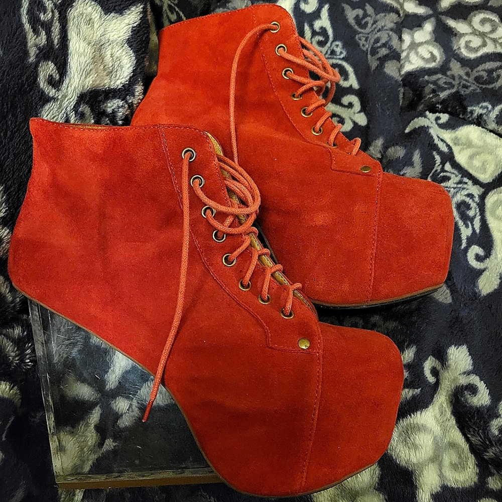 Jeffrey Campbell Dina suede booties